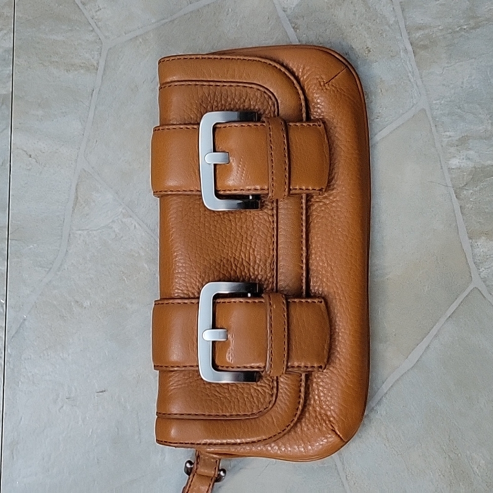 Tan Kenneth Cole wristlet
